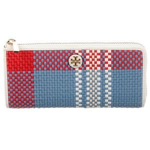 Brand new Tory Burch continental zip large wallet
